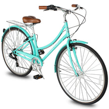 Load image into Gallery viewer, Micargi Roasca Step Through 700C Hybrid City Bikes 7 Speed