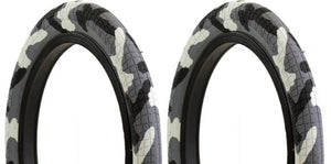Camo Grey BMX Freestyle 20 x 2.4 Tire - Live4bikes