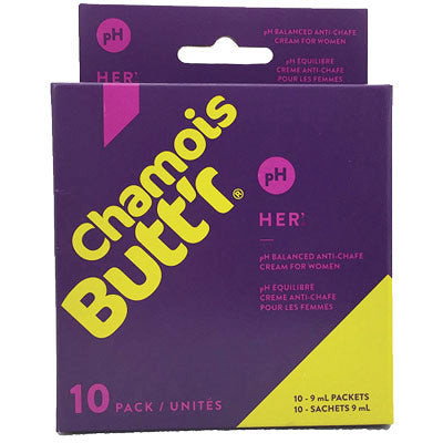 Her ' Chamois Butt'R 1/Box Of 10 .3Oz Pckts,F/Her Chamois Butt'R Her' Chamois Butt'R Skincare