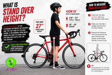 Load image into Gallery viewer, 27 in stand over high road bike kids bike 