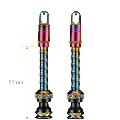 Ciclvtn,Tubeless V2 Valve,50Mm W/Mult-Fnctn Valve Cap,W/Core Tubeless Valve Stem  Tubetireca