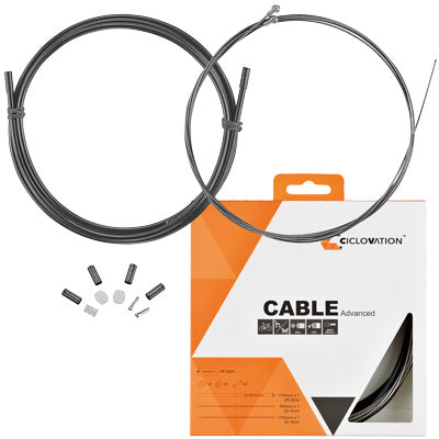 Ciclvtn,Cable St,Advanced Brk Road,Shim/Sram,Black Advanced Road Brake Cable Set Ciclovation Cableshous