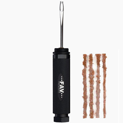 Clever, Fav Plugger, Blk Tire Plugger W/4 Bacon Strips Fav Plugger Clever Tubetireca