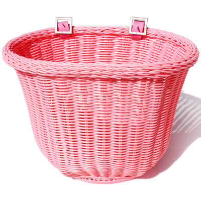 Colorbasket,Solid Colored Pink Adult,14.5X10.75X9.75 Oval Adult Basket Colorbasket Baskets