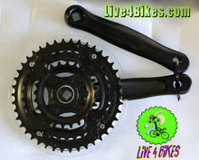 Load image into Gallery viewer, 3x Speed Crankset 24/34/42t Alloy Squared Tapered 170mm  - Live 4 bikes