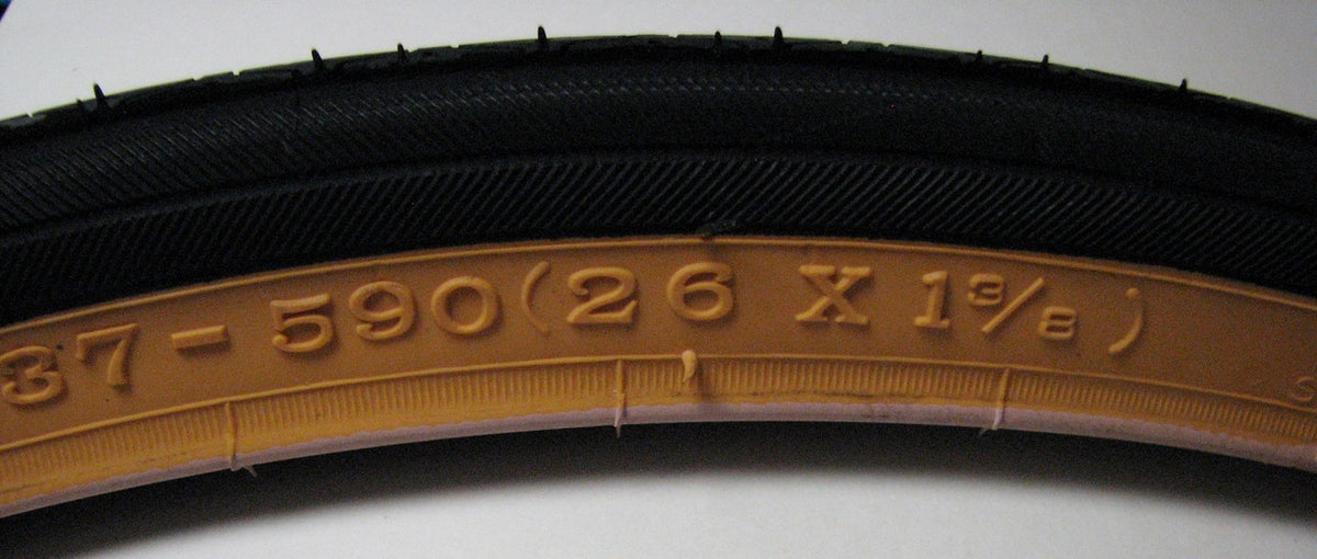 Deli 26 x 1 3/8 Vintage tire - Live 4 Bikes – LIVE 4 BIKES