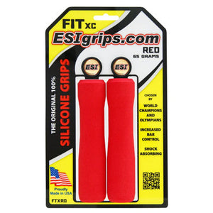 ESI Fit XC Silicone Grips with Plugs 5" 32/34mm - Multi Colors