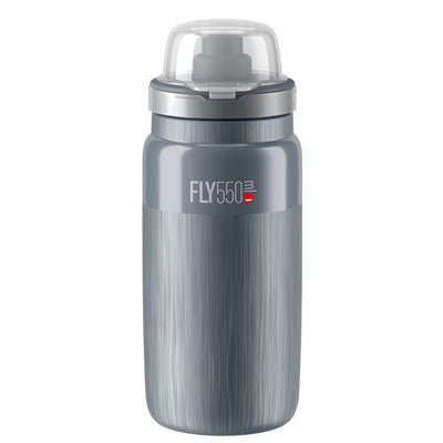 Elite Bottle, Fly Mtb Tex Grey, 550Ml Fly Mtb Tex  Hydration