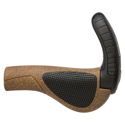 Ergon Grips,Gp3-S Biokork W/Molded Bar End,Cork Gp3 Biokork Ergon Gripstape