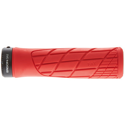 Ergon Grips,Ga2 Fat Red Risky Red,,W/Rpclb Edplgs Ga2 Fat  Gripstape