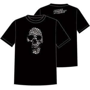 F/Agent T-Shirt,Skull Black,X-Large Skull Tee Free Agent Apparel