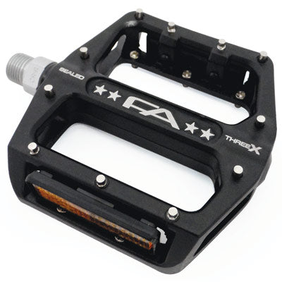 F/A Pedal,*** Alloy 9/16'',Blk Sealed Cartridge Sealed Bearing Aluminum Platform Free Agent Pedals