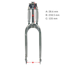 Load image into Gallery viewer, Micargi FK-DS26218135D8 26" DUAL Spring Classic Bike Fork