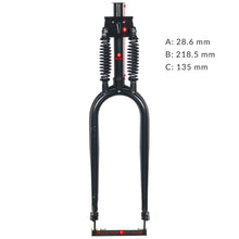 Load image into Gallery viewer, Micargi FK-DS26218135D8 26" DUAL Spring Classic Bike Fork