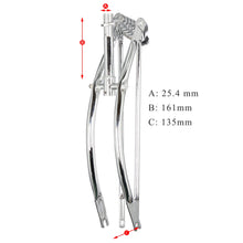 Load image into Gallery viewer, Micargi FK-SP26161135 26" Lowrider Bike Classic Spring Fork Chrome
