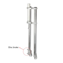 Load image into Gallery viewer, Micargi FK-TP62218135D8 26" Chopper Bicycle Triple Tree Aluminum Crown Disc Brake Fork