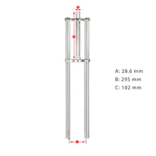 Load image into Gallery viewer, Micargi FK-TP80300102D Triple Tree Fork With Disc Brake Hub Spacing 102MM