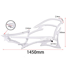 Load image into Gallery viewer, Micargi FM-RAIDER 7 SPEED Stretch Beach Cruiser Bike Frame