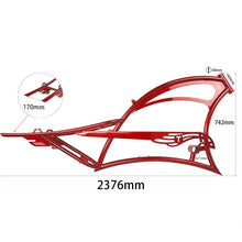 Load image into Gallery viewer, Micargi FM-Scorpion pro dts 26" Single Speed Bicycle Frame with Fenders and Saddle Suspion