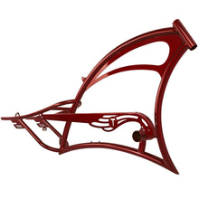 Load image into Gallery viewer, Micargi FM-Scorpion pro dts 26" Single Speed Bicycle Frame with Fenders and Saddle Suspion