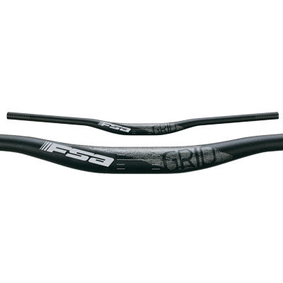 Gravity H/Bar,Grid,35X20 800Mm,Al-6061, S.B. Black Grid Riser Fsa Handlebars