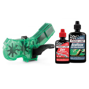 F/Line Pro Chn Clnr,Shop Qlty 4Oz Bio Degrsr& 2Oz Tfln Pro Chain Cleaner Finish Line Tools