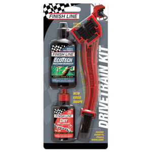 F/Line Drivetrain Kit W/4Oz Ecotech/2Oz Dry & Brush Drivetrain Kit Finish Line Tools