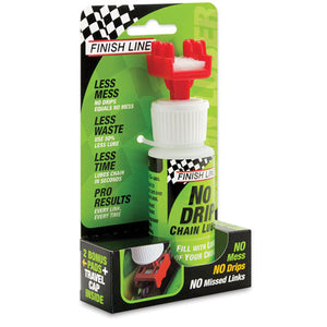 Finish Line No Drip Chain Luber 2Oz Squeeze Bttl,12/Case No Drip Chain Luber Finish Line Lubesclean
