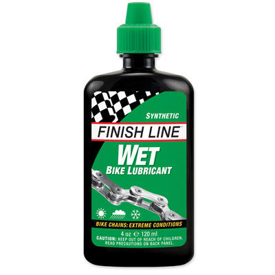 Finish Line Wet Synthetic 4Oz Lube Squze Btl,12/Case Wet Lube Finish Line Lubesclean
