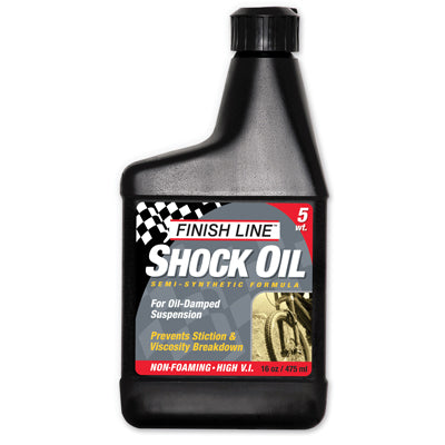 Finish Line Shock Oil,15Wt 16Oz Bottle,6/Case Shock Oil Finish Line Lubesclean