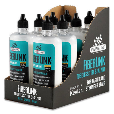 F/Line Tire Sealant Fiberlink Pro Latex 8Oz Btl Fiberlink Tubeless Tire Sealant  Tubetireca
