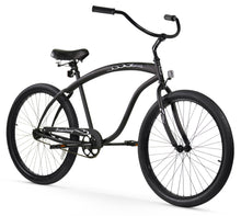 Load image into Gallery viewer, Firmstrong Bruiser Prestige 26" Men's Beach Cruiser Bike - Matte Black