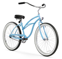 Load image into Gallery viewer, Firmstrong Urban Lady 26" Women's Beach Cruiser Bike - Baby Blue