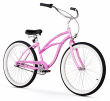 Load image into Gallery viewer, Firmstrong Urban Lady 26" 3-Speed Women's Beach Cruiser Bike - Pink