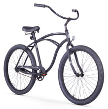 Load image into Gallery viewer, Firmstrong Urban Man Alloy 26" Men's Beach Cruiser Bike - Matte Black