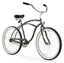Load image into Gallery viewer, Firmstrong Urban Man 26" Men's Beach Cruiser Bike - Army Green