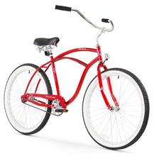 Load image into Gallery viewer, Firmstrong Urban Man 26" Men's Beach Cruiser Bike - Red