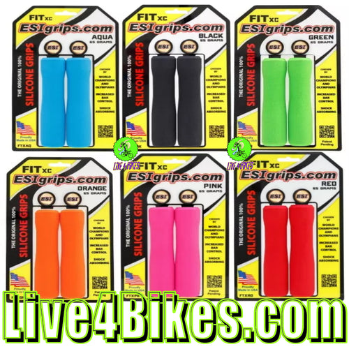 ESI Fit XC Silicone Grips with Plugs 5