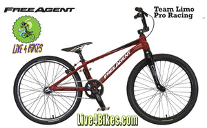 FreeAgent Team Limo 24 in Red - Racing BMX bike