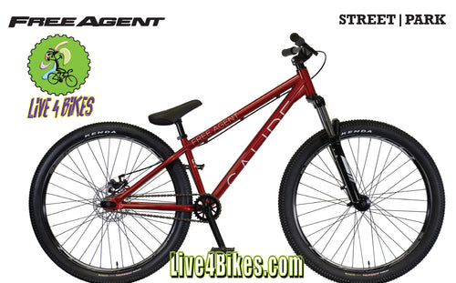 FreeAgent Salire Red Street / Dirt Jumper  Bmx 26in