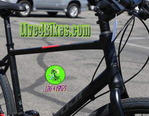 Fuji Absolute 1.9 Black Hybrid Commuter Bikes w/ Disc brakes Aluminum - Live4Bikes