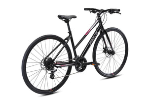 Fuji Absolute 1.9 ST Black Hybrid Commuter Bikes w/ Disc brakes Aluminum - Live4Bikes