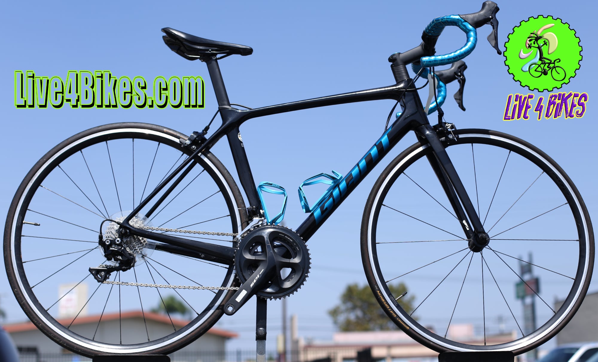Giant TCR 2 Road bike carbon fiber Shimano 105 Pre Owned 54 cm Medium 2022- LIve. 4 bikes