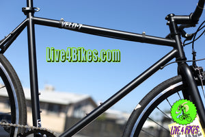 Golden Cycle Velo 7 Speed Hybrid Commuter Bikes Black    - Live4Bikes