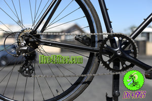 Golden Cycle Velo 7 Speed Hybrid Commuter Bikes Black    - Live4Bikes