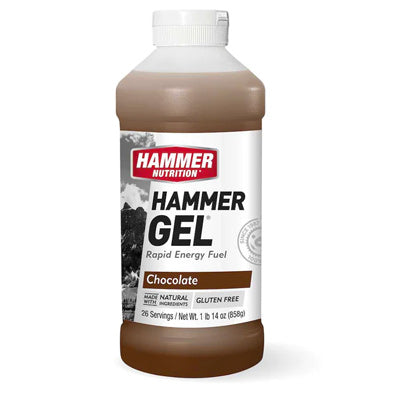Hammer Gel,Jug,Chocolate 26 Srvngs,W/Flask Hammer Gel Hammer Nutrition Nutrition