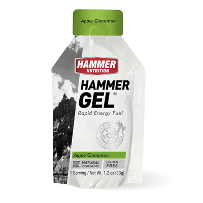 Hammer Gel,Pouch,Appl Cinnamon 24 Pouch Box Hammer Gel Hammer Nutrition Nutrition