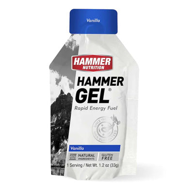 Hammer Gel,Pouch,Vanilla 24 Pouch Box Hammer Gel Hammer Nutrition Nutrition