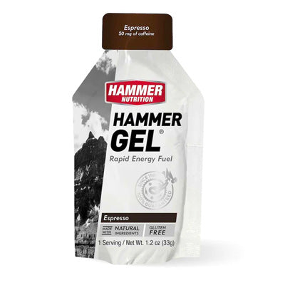 Hammer Gel,Pouch,Espresso 24 Pouch Box Hammer Gel Hammer Nutrition Nutrition