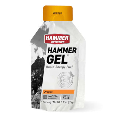 Hammer Gel,Pouch,Orange 24 Pouch Box Hammer Gel Hammer Nutrition Nutrition